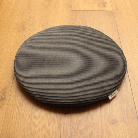 座布団/chair pat/丸型　 charcoal gray