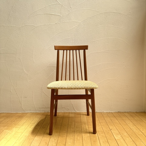 usedリメイクチェア　松田家具　黄色・グレー